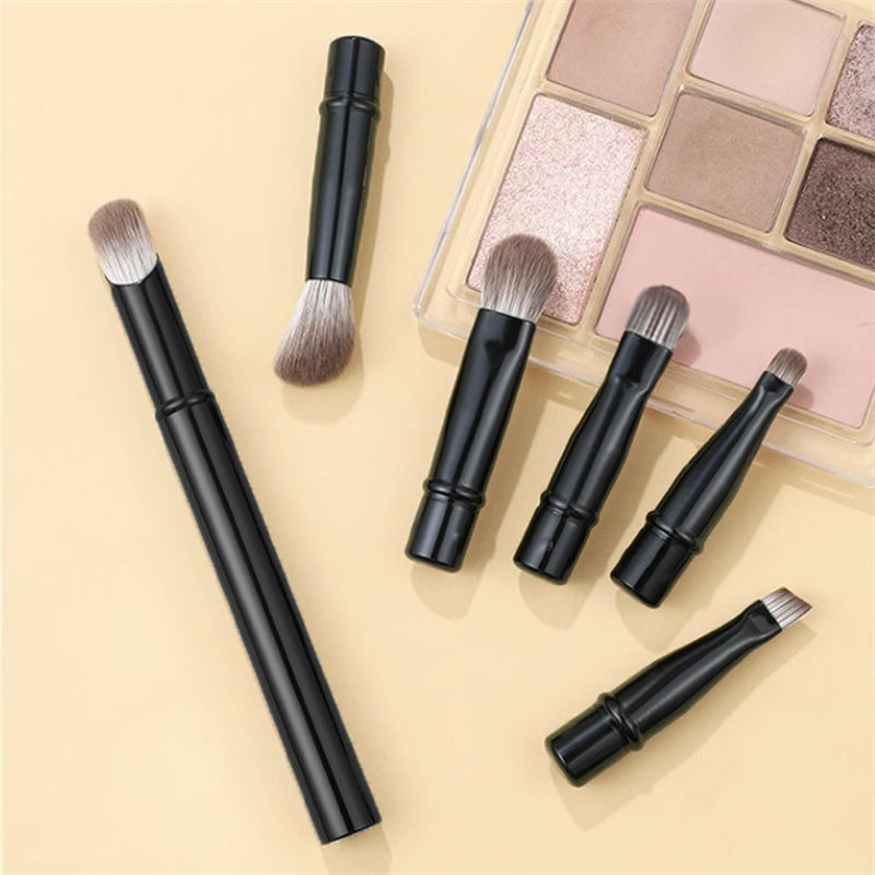 6-Piece Mini Makeup Brushes Set with Case