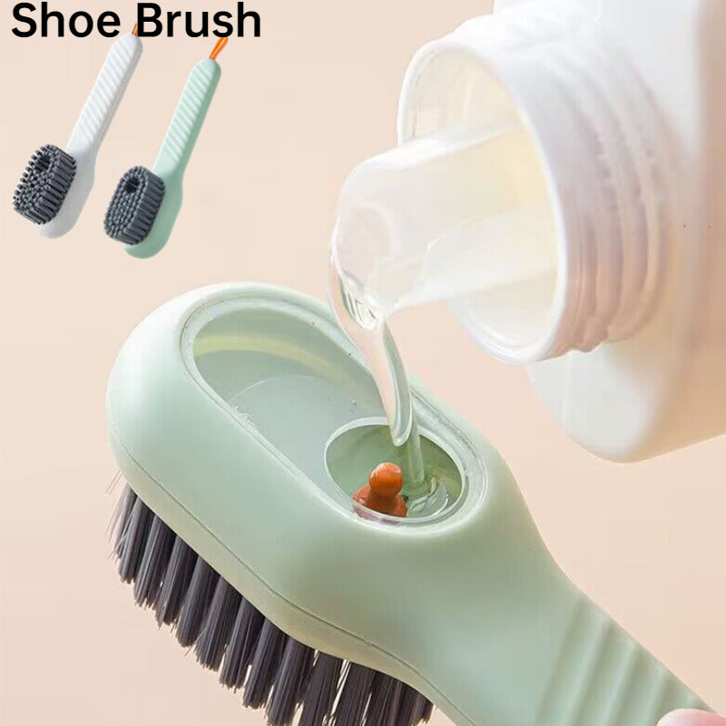 Deep Cleaning Shoe Brush Automatic Liquid Discharge Cleaning Brush Soft Bristles Household Laundry for Daily Use Cleaning Tool