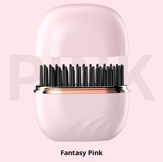 Portable Hair Straightening Comb with Rechargeable Battery
