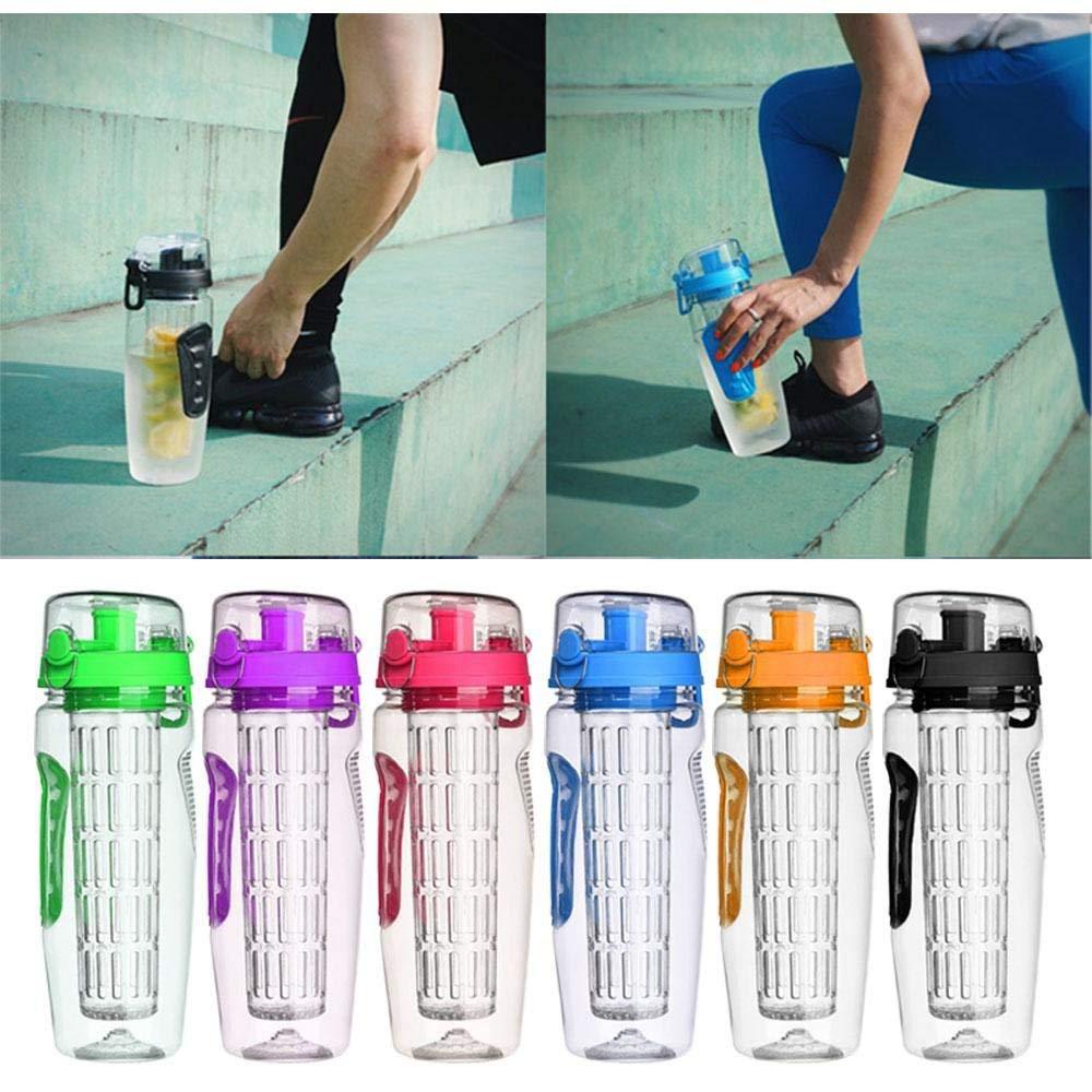 Fruit Infuser Water Bottle – 32 oz BPA-Free Plastic Sports Drink Bottle
