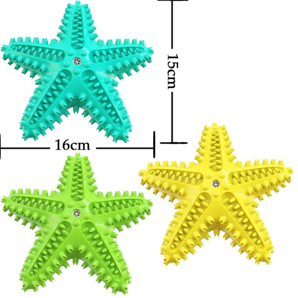 Starfish Chew Dog Toy – Interactive & Squeaky