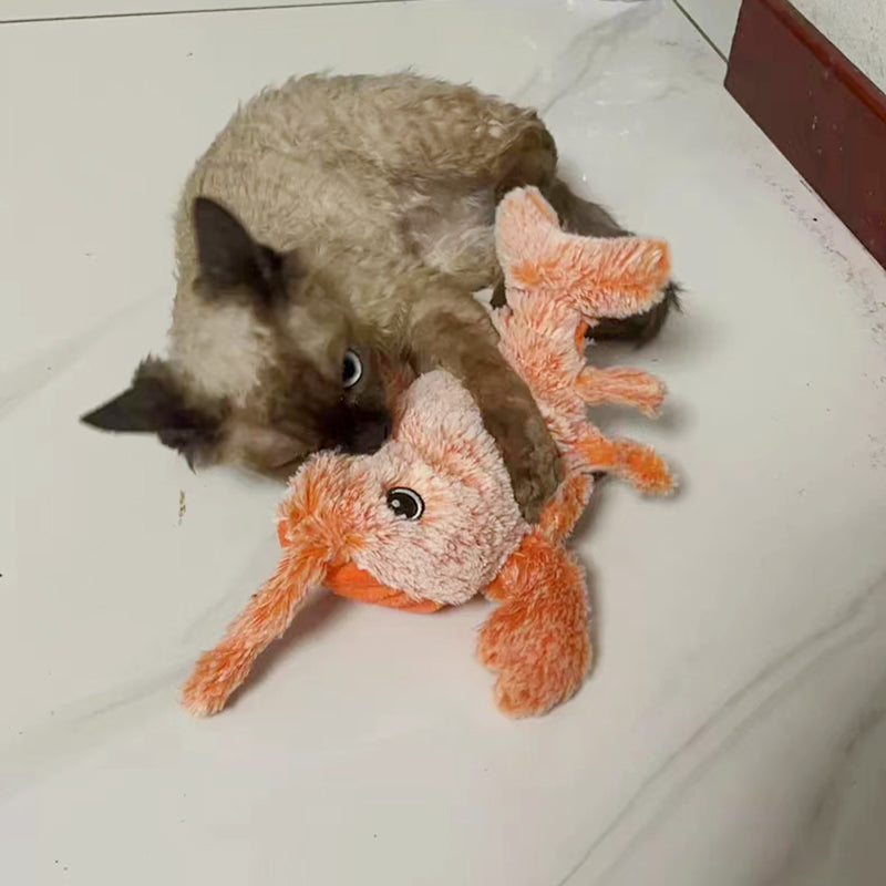 USB Charging Jumping Lobster Interactive Cat Toy