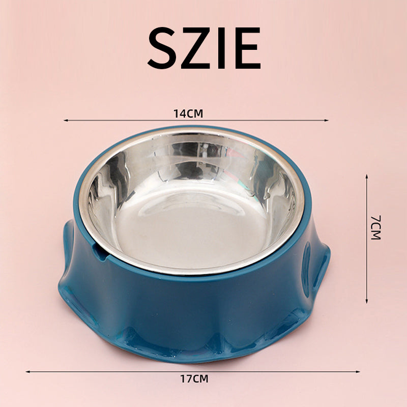 Stainless Steel Pet Food & Water Bowl with Non-Slip Base