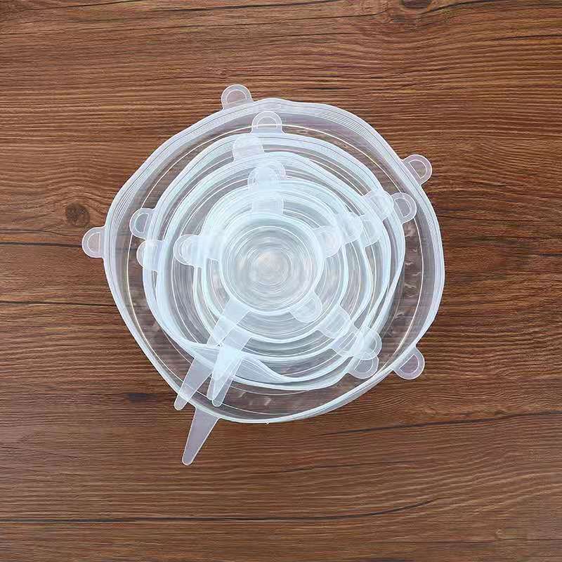 Premium Silicone Stretch Lid Set (6PCS) – Reusable Fresh-Keeping Kitchen Covers