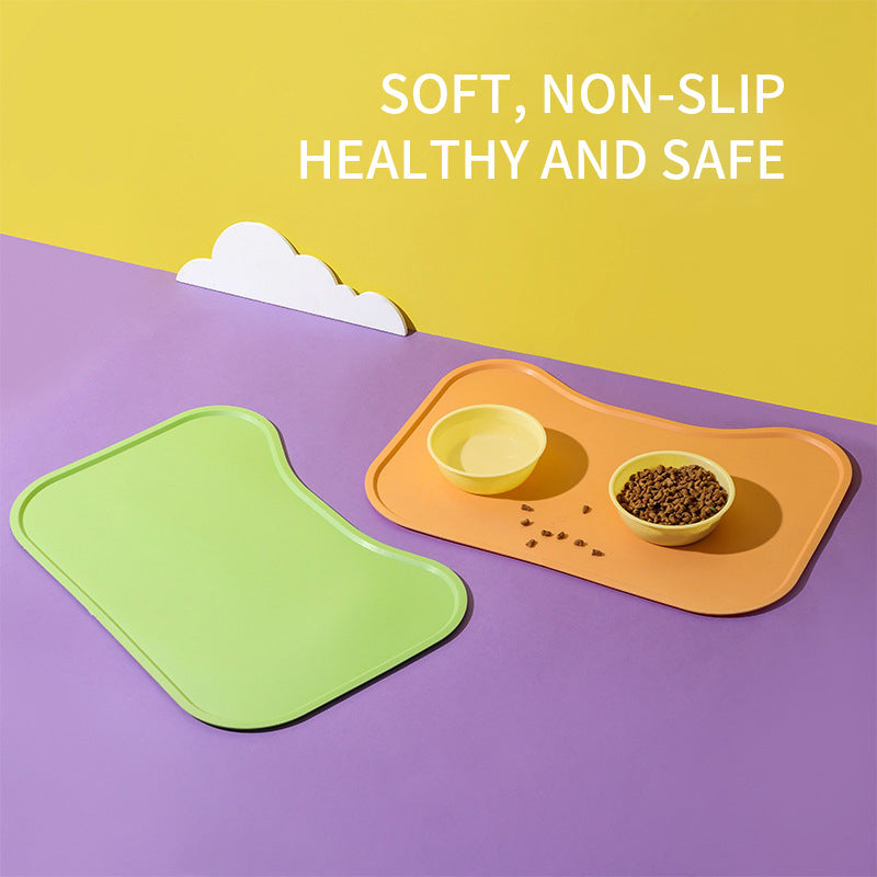 Waterproof Silicone Pet Feeding Mat – Non-Slip