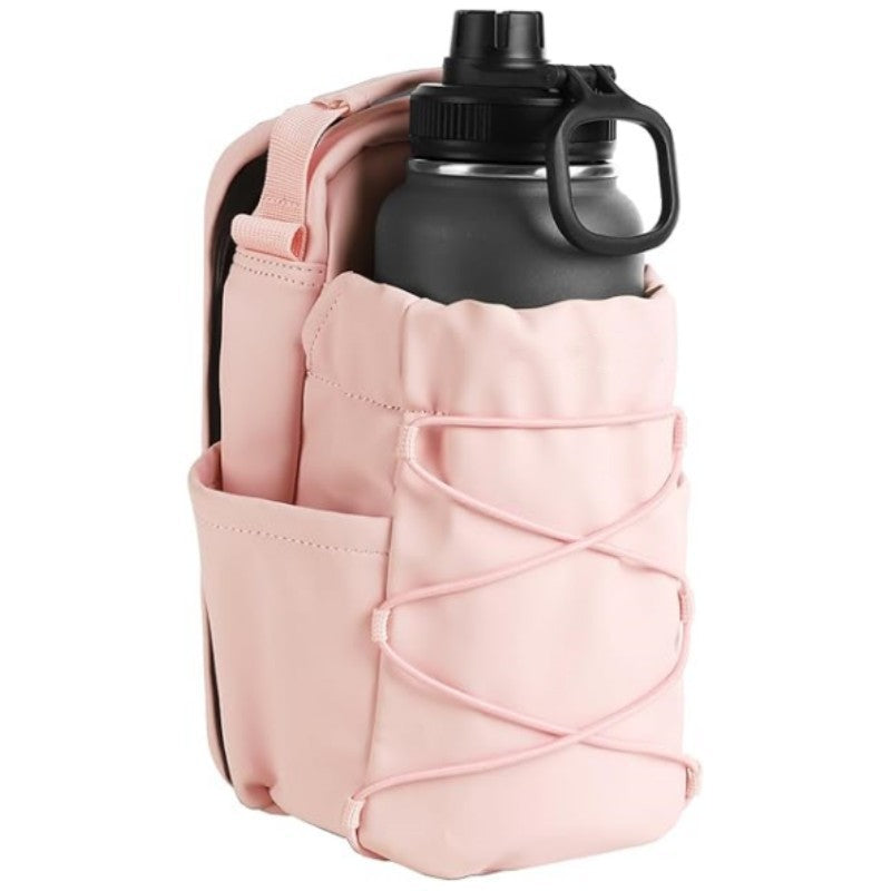 Magnetic Gym Water Bottle Sling Bag – Crossbody Fitness Holder
