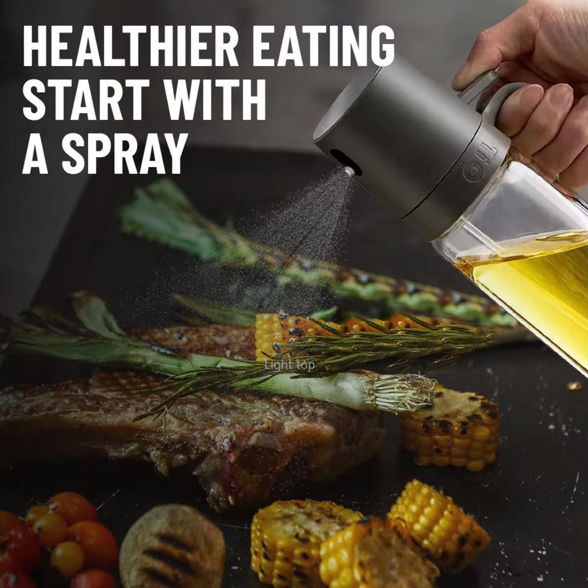 Premium Glass Oil Sprayer Bottle – Olive Oil Mister for Cooking & Baking