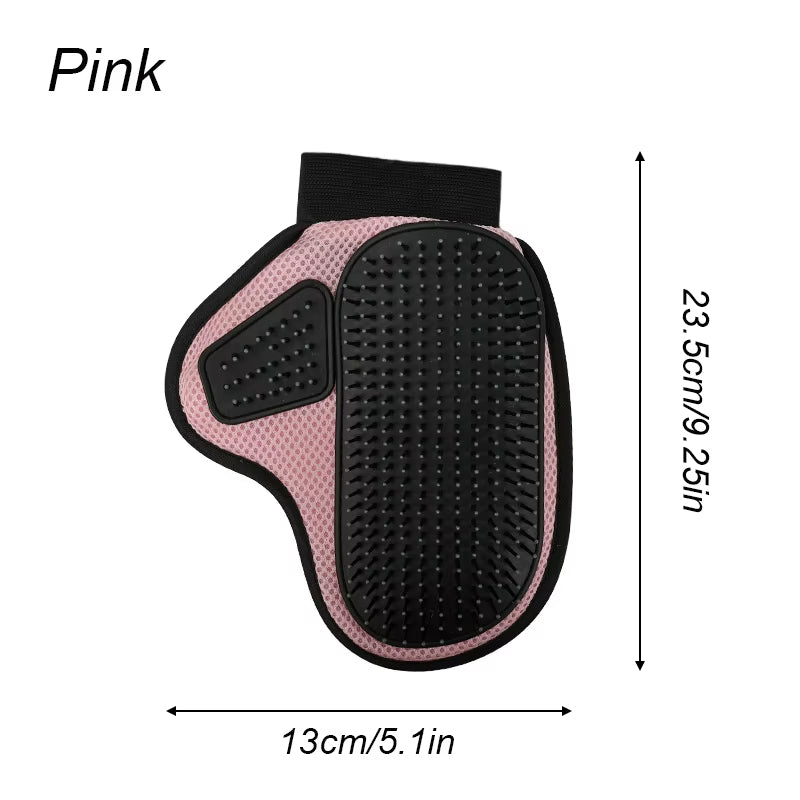 Pet Bath & Massage Glove – Silicone Hair Remover for Cat and Dog Grooming