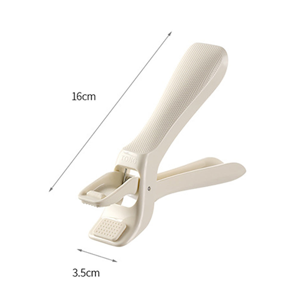 Silicone Non-Slip Pot & Plate Gripper – Anti-Scalding Stainless Steel Tongs