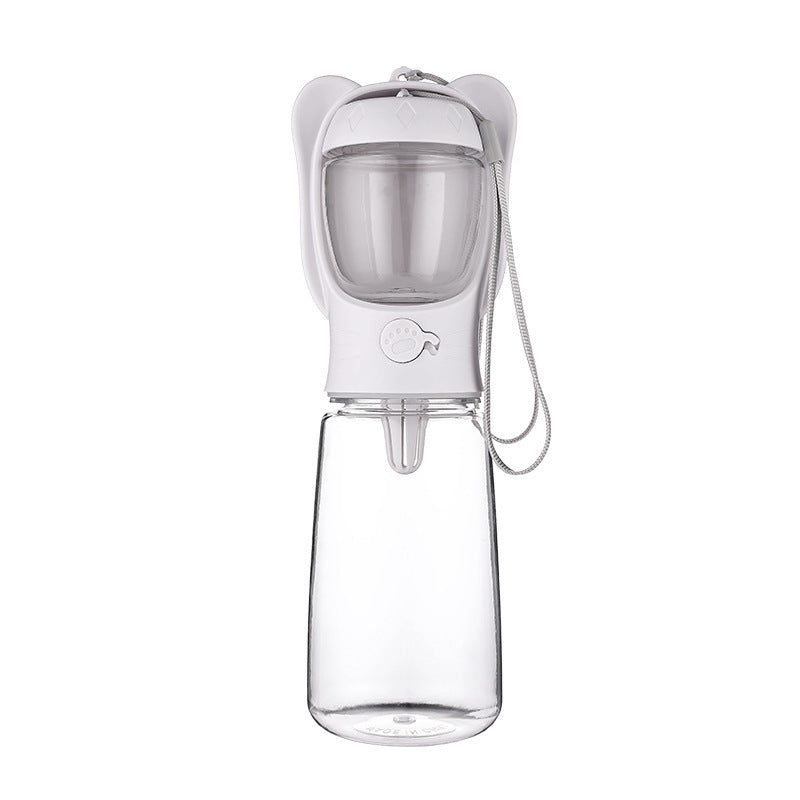 Portable Dog Water Bottle & Food Container – Leak-Proof Travel Dispenser for Pets