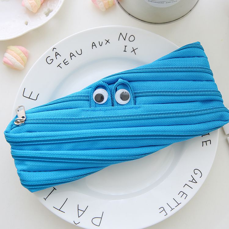 Large Capacity Zipped Pencil Bag per Piece