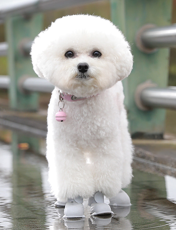 Waterproof Dog Rain Boots – Non-Slip Silicone Pet Shoes (4-Pack)