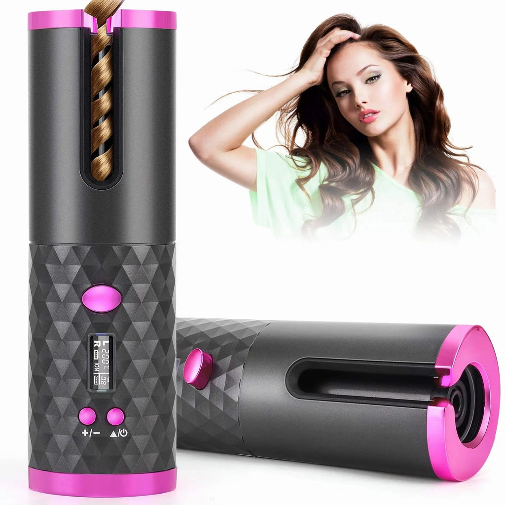 Wireless Automatic Hair Curler – USB Rechargeable