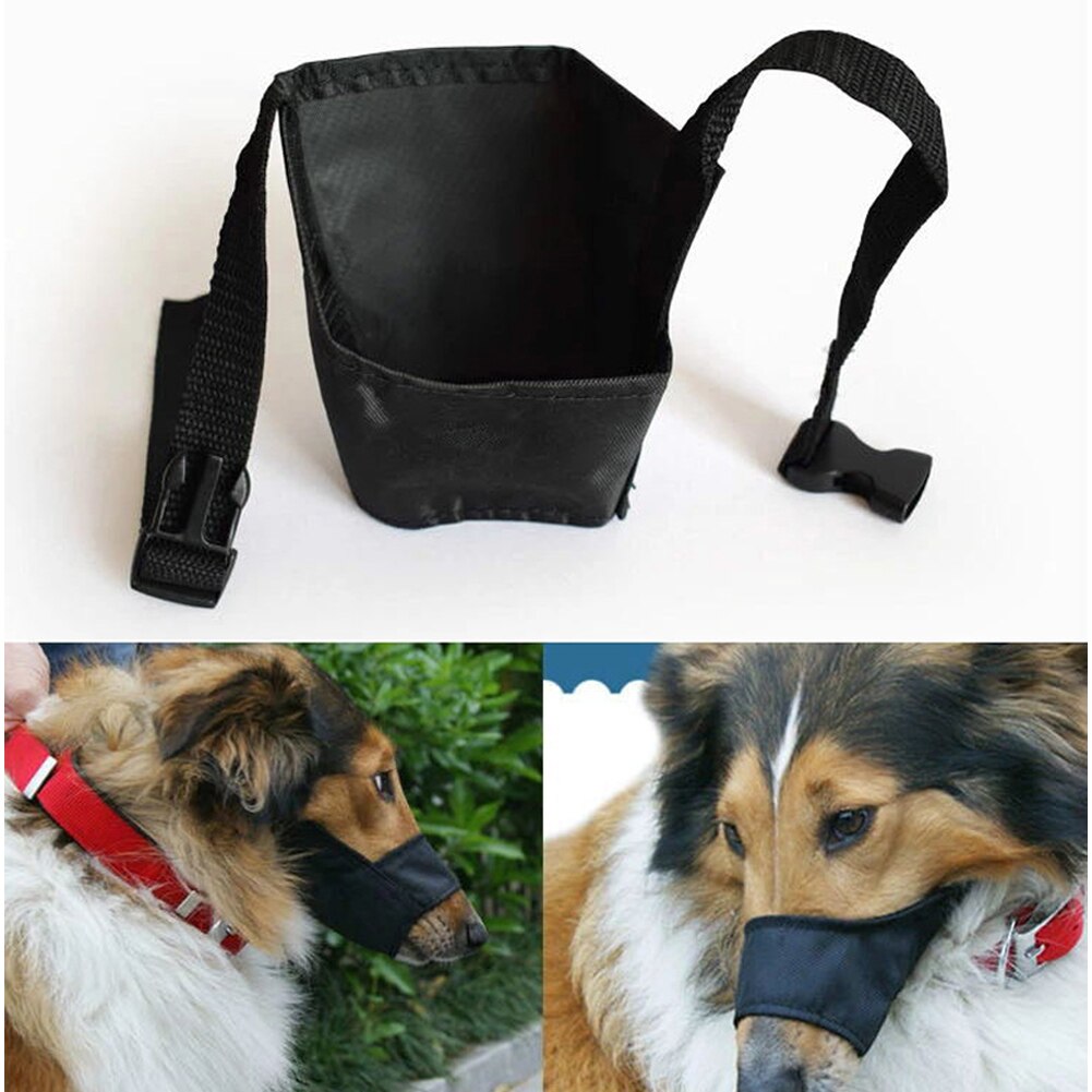Adjustable Soft Nylon Dog Muzzle