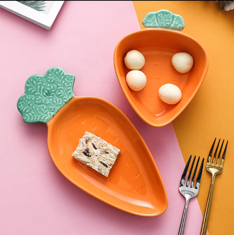 Avocado Shape Ceramic Dish for Fruit, Salad, Snacks & Soup – 6.5 Inch