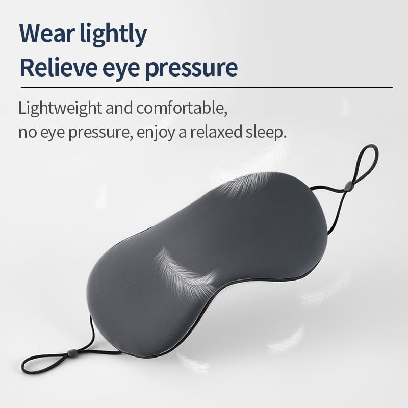 Ice Silk Sleeping Eye Mask – Adjustable Warm & Cool Eye Cover