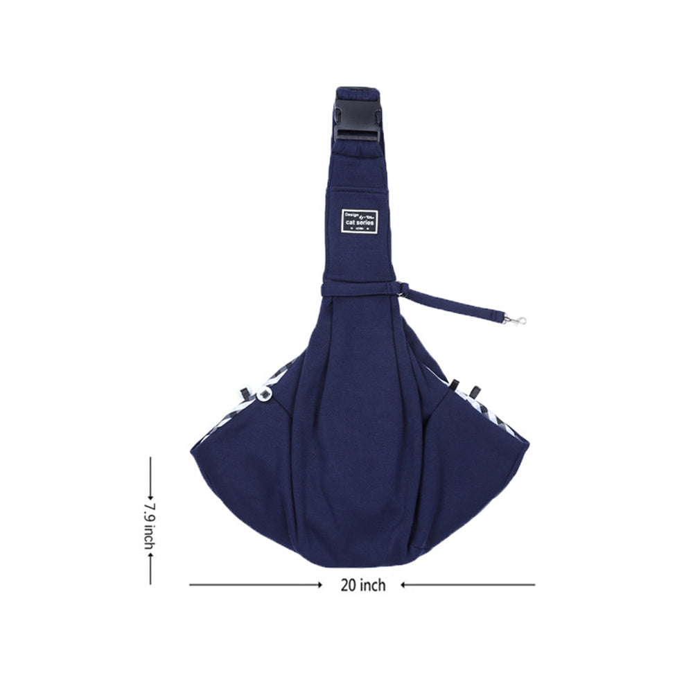 Pet Sling Carrier Bag – Comfortable Single-Shoulder Travel Carrier for Dogs & Cats