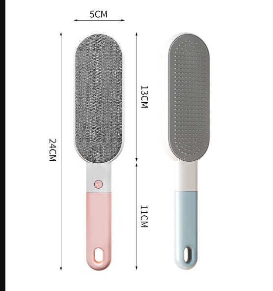 Pet Hair Remover Brush for Couch, Carpet & Clothes – Double-Sided Lint Cleaner