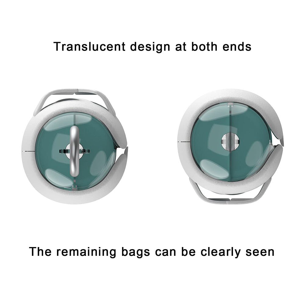 Dog Poop Bag Holder & Dispenser – Space Capsule Design with Leash Clip