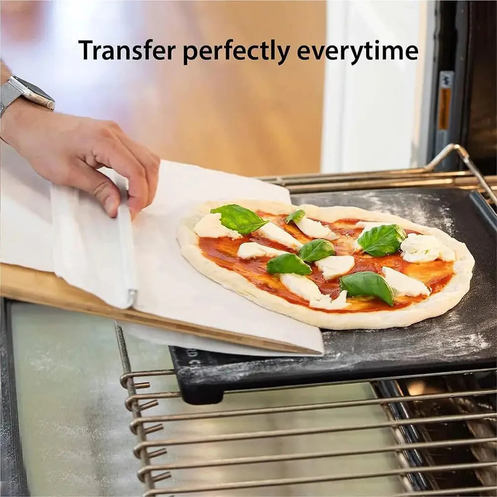 Pizza Sliding Shovel Board for Baking, Serving & Storage – Non-Stick Kitchen Tool
