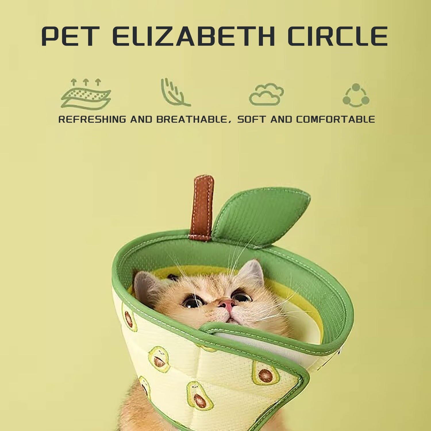 Soft Cat Recovery Cone – Adjustable Collar