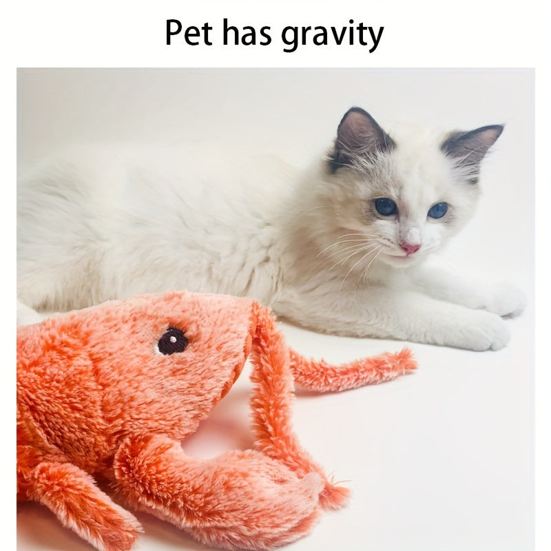 USB Charging Jumping Lobster Interactive Cat Toy