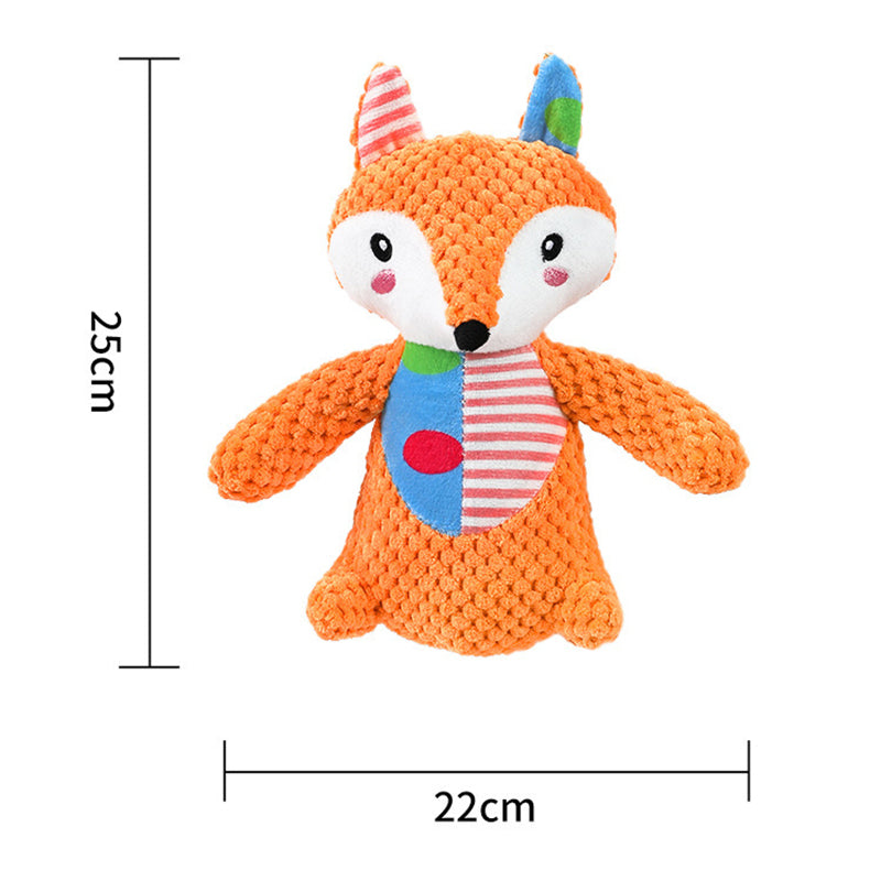 Interactive Plush Dog Toy for Aggressive Chewers