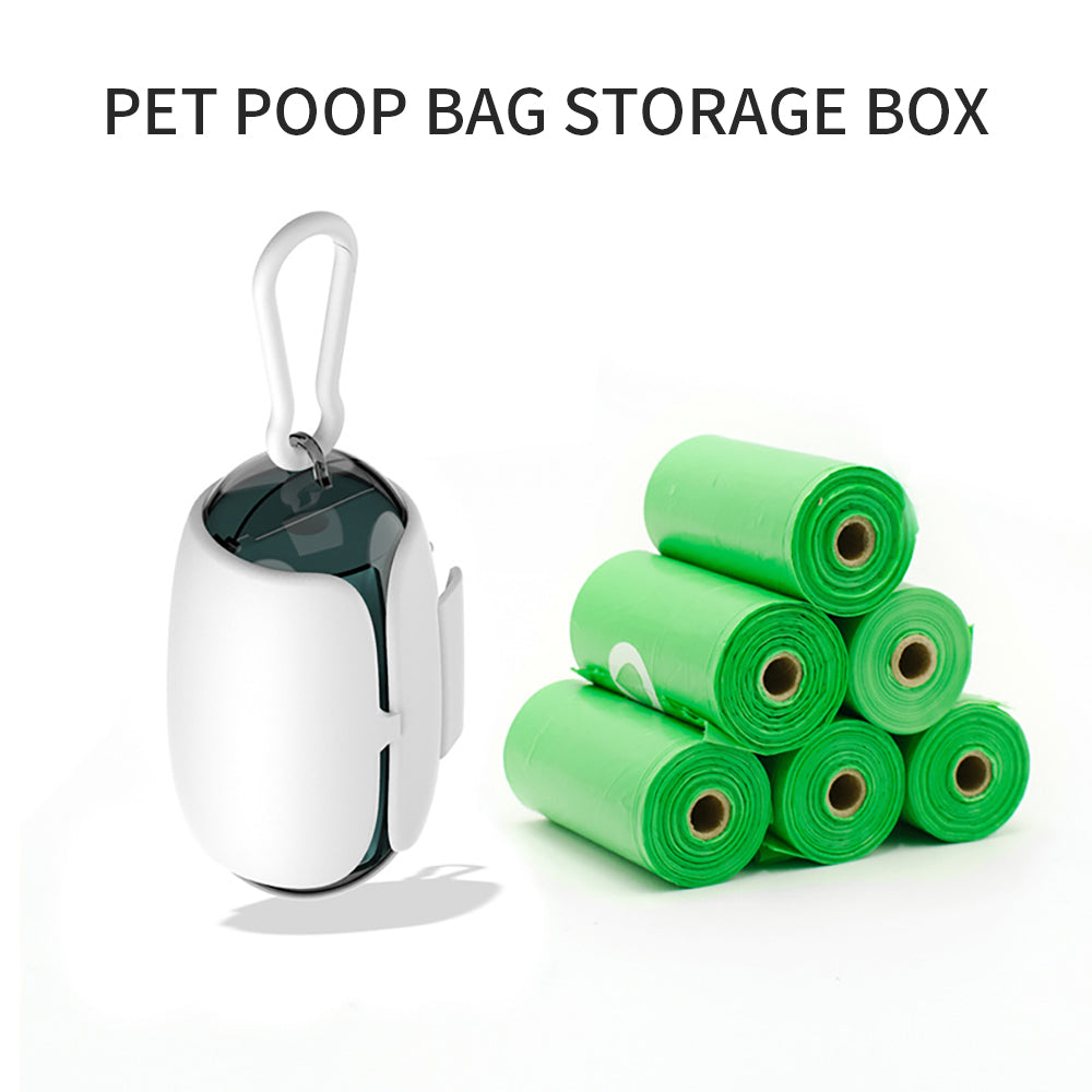 Dog Poop Bag Holder & Dispenser – Space Capsule Design with Leash Clip
