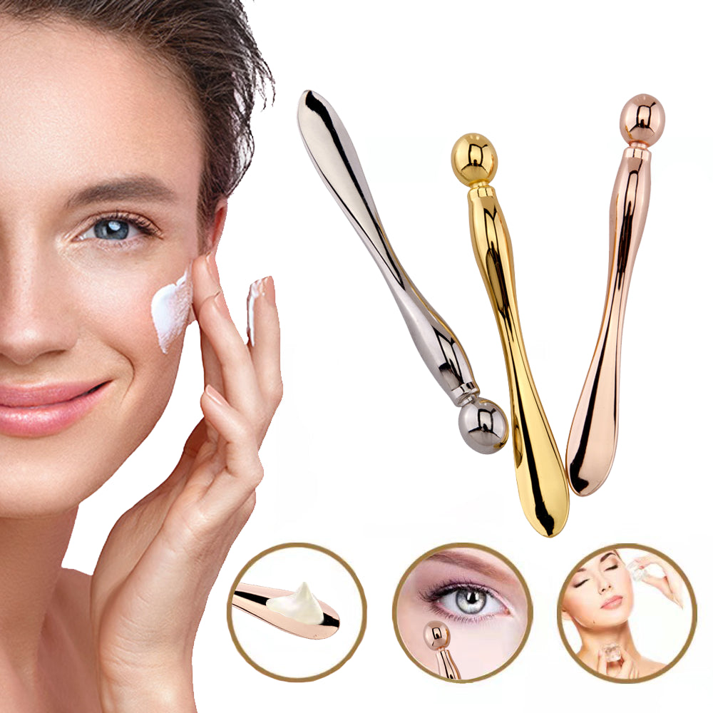 Metal Eye Cream Massage Roller Stick