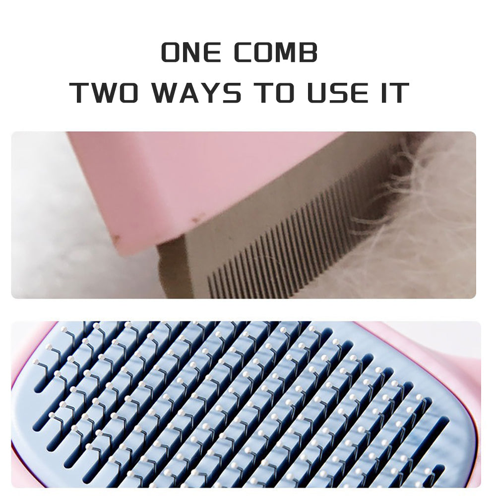 Deshedding & Dematting Comb – Pet Grooming Brush for Dogs and Cats