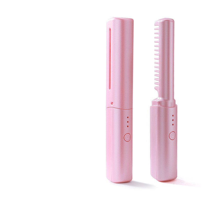 Wireless Negative Ion Hair Straightening & Curling Brush