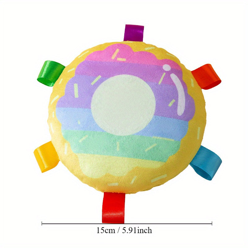 Plush Flying Disc Dog Toy for Outdoor Play