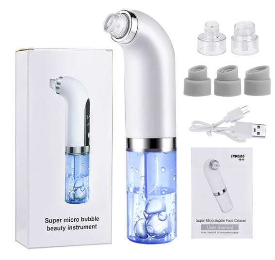 Blackhead Remover Face Vacuum – Upgraded Rechargeable Pore Cleaner Tool