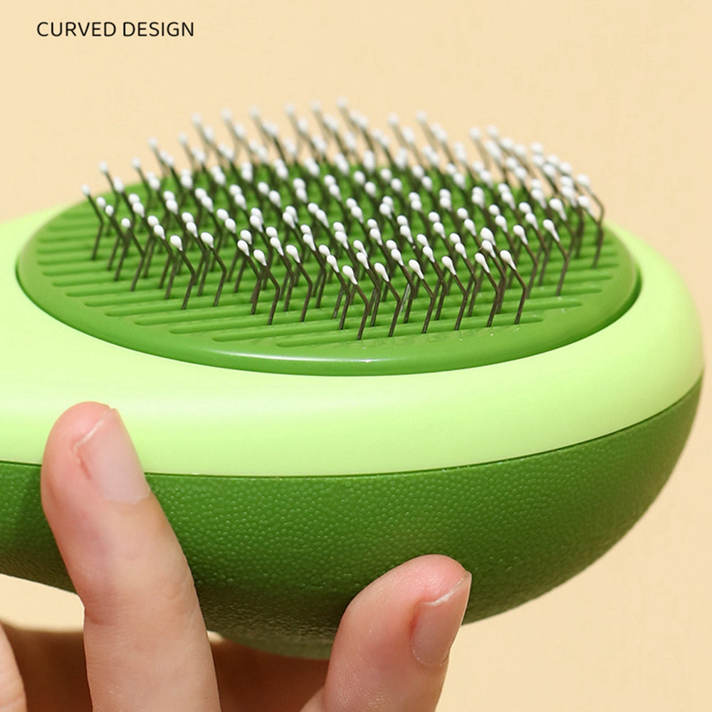 Creative Pet Grooming Comb – One-Button Floating Hair Removal Massage Brush