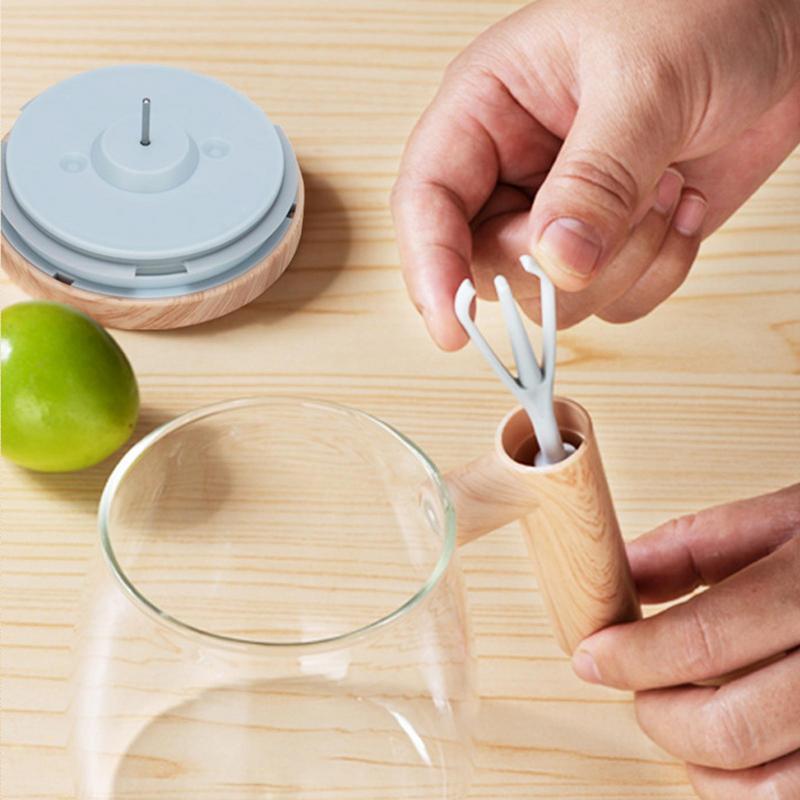 Automatic Mixing Coffee Mug – 400ML Glass Cup