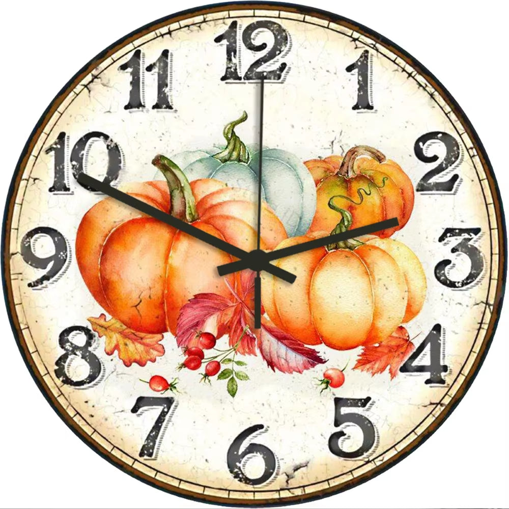 Fresh Fruit Lemon Wall Clock for Kitchen & Home Décor