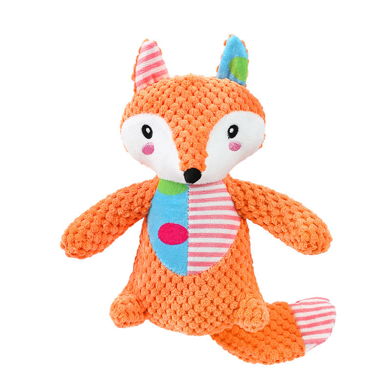 Interactive Plush Dog Toy for Aggressive Chewers