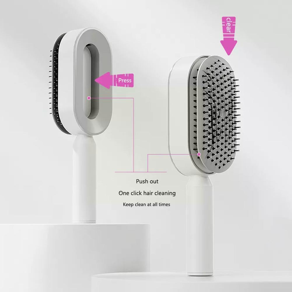 3D Self-Cleaning Scalp Massage Hair Brush for Women