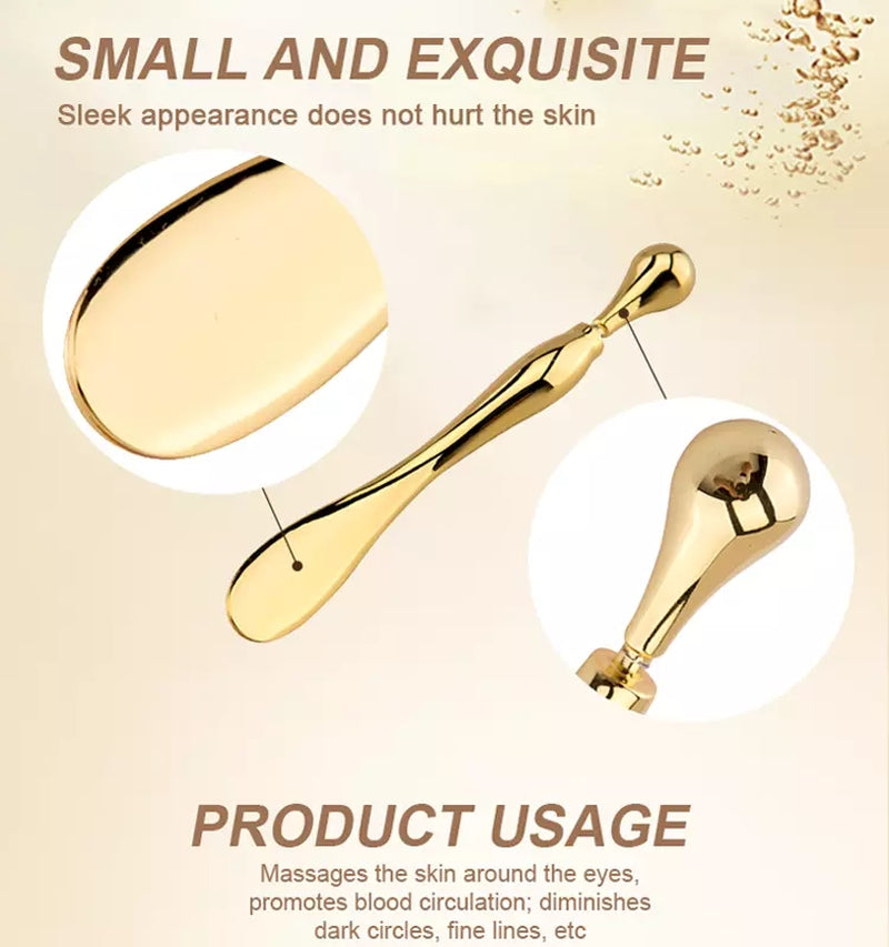 Metal Eye Cream Massage Roller Stick