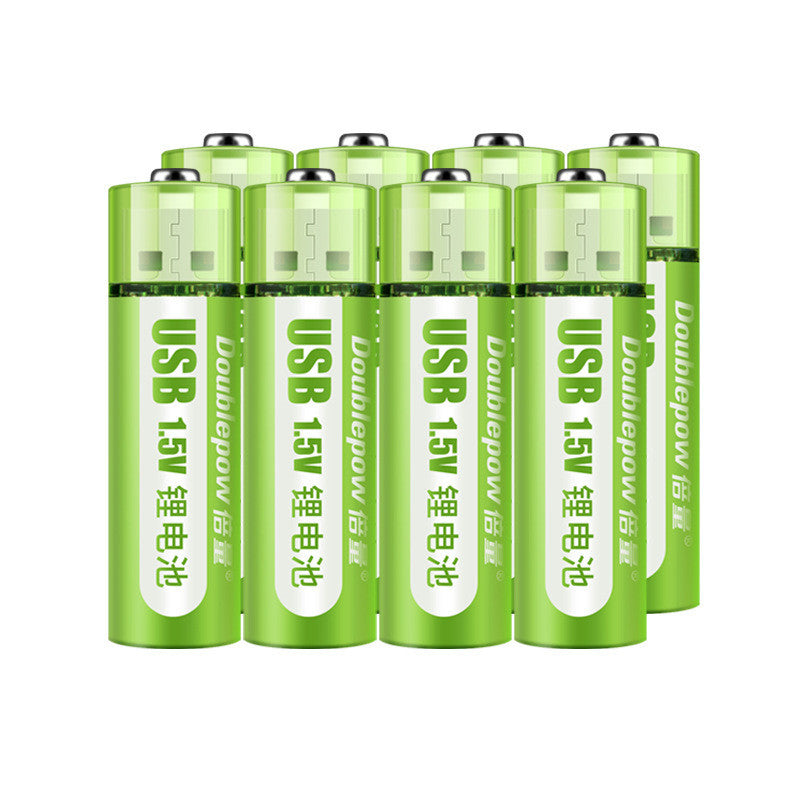 USB Rechargeable AA & AAA Lithium Batteries – 1.5V Constant Voltage